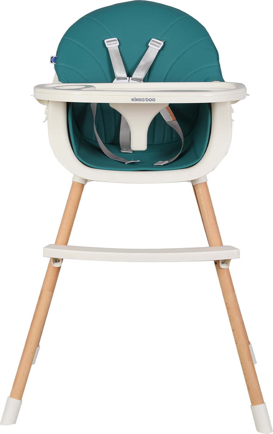 Seggiolone Nutri Wood Green Petrol Prima infanzia/Allattamento e pappa/Seggioloni sedili e accessori/Seggioloni La Casa Del Bebè - Napoli, Commerciovirtuoso.it