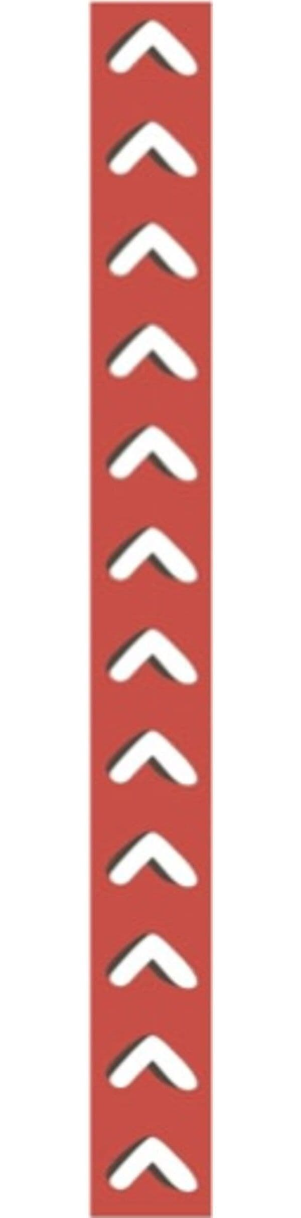Segnale autoadesivo per pavimenti - 100x10 cm - fondo rosso e con frecce - Cartelli Segnalatori Fai da te/Sicurezza e protezione/Attrezzature per sicurezza sul lavoro/Segnaletica antinfortunistica Eurocartuccia - Pavullo, Commerciovirtuoso.it