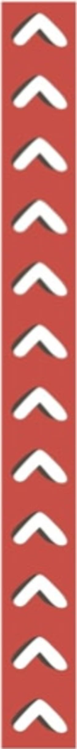 Segnale autoadesivo per pavimenti - 100x10 cm - fondo rosso e con frecce - Cartelli Segnalatori Fai da te/Sicurezza e protezione/Attrezzature per sicurezza sul lavoro/Segnaletica antinfortunistica Eurocartuccia - Pavullo, Commerciovirtuoso.it