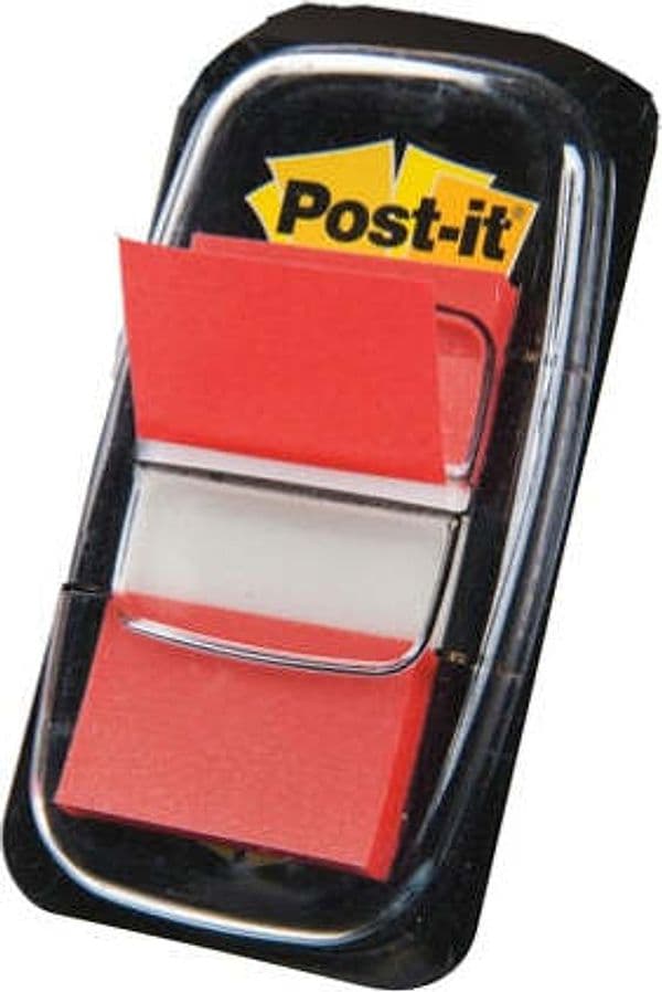 Segnapagina Post it Index Medium - 680-1 - 25 4 x 43 2 mm - rosso - Post it - conf. 50 pezzi Cancelleria e prodotti per ufficio/Archivio ufficio e accessori per scrivania/Etichette divisori per schedario e timbri/Segnapagina adesivi Eurocartuccia - Pavullo, Commerciovirtuoso.it