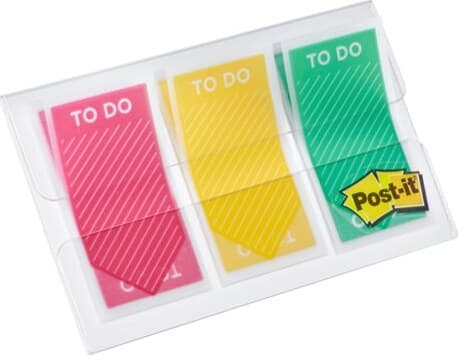 Segnapagina Post it Index Medium To Do - 682-TODO-EU - 23 8 x 43 2 mm - 3 colori assortiti - Post it - conf. 60 pezzi Cancelleria e prodotti per ufficio/Archivio ufficio e accessori per scrivania/Etichette divisori per schedario e timbri/Segnapagina adesivi Eurocartuccia - Pavullo, Commerciovirtuoso.it
