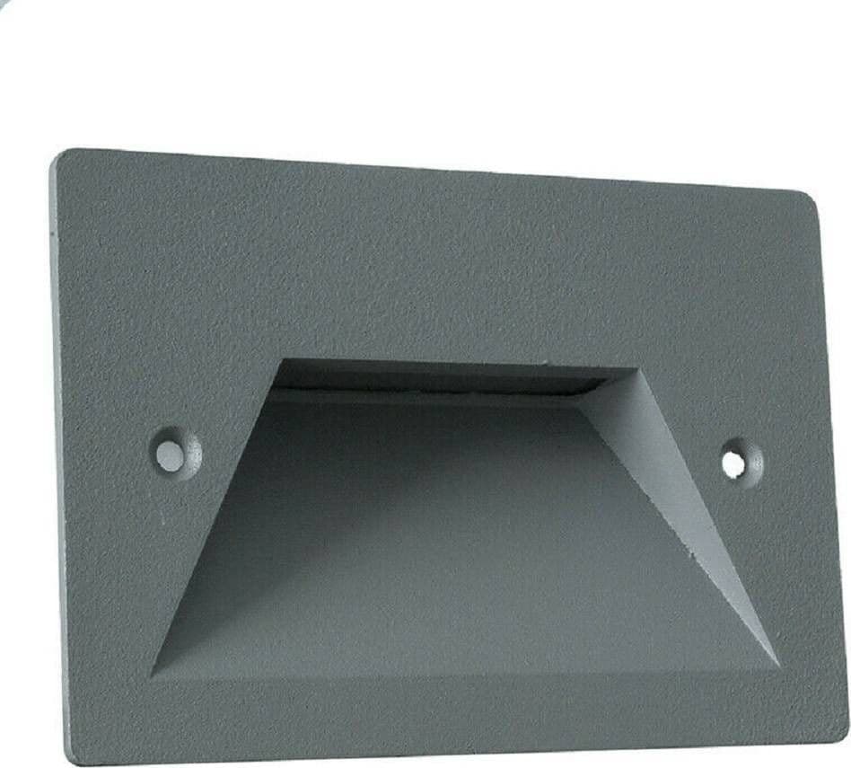 Segnapasso-A-Led-3w-Grigio-Faretto-Applique-Luce-Fredda-Calda-Naturale-Ip65-Es49