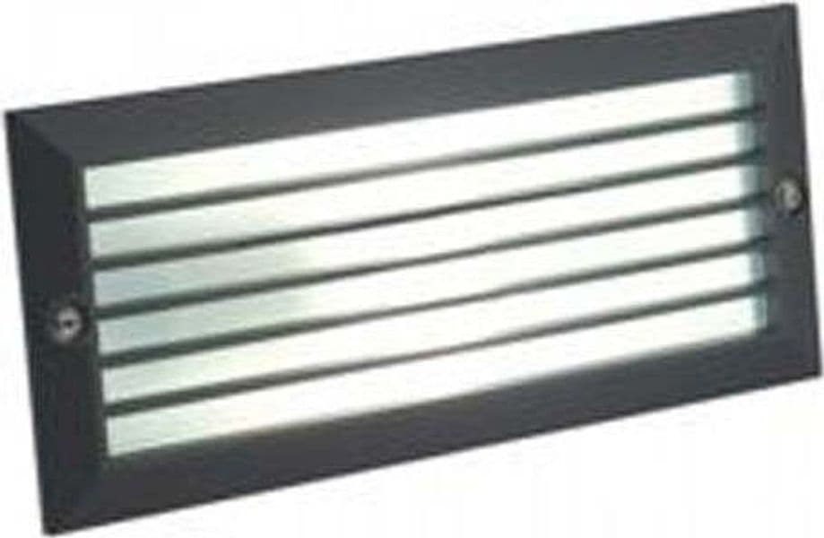 Segnapasso-Con-Griglia-Incasso-Moderno-Walking-Alluminio-E-Vetro-Nero-1-Luce-E27