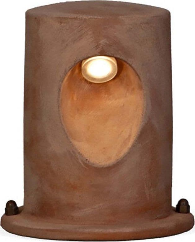 Segnapasso-esterno-Toscot-U-BOAT-P211C-95-IP65-1.7W-LED-monoemissione-terracotta-lampioncino-lampada-terra-giardino