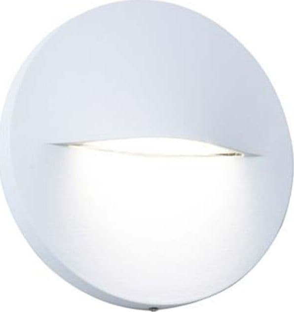 Segnapasso-Tondo-Moderno-Open-Alluminio-Bianco-3W-Led-4000K