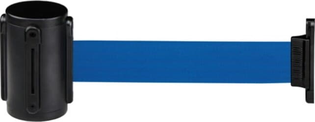Segnapercorso murale Alfa Mural - nero - diametro 6 cm - con nastro blu 200 cm - Medial International Fai da te/Sicurezza e protezione/Attrezzature per sicurezza sul lavoro/Apparecchiature anticaduta/Corde e cordoni di contenimento Eurocartuccia - Pavullo, Commerciovirtuoso.it