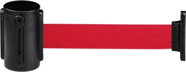 Segnapercorso murale Alfa Mural - nero - diametro 6 cm - con nastro rosso 200 cm - Medial International Fai da te/Sicurezza e protezione/Attrezzature per sicurezza sul lavoro/Apparecchiature anticaduta/Corde e cordoni di contenimento Eurocartuccia - Pavullo, Commerciovirtuoso.it