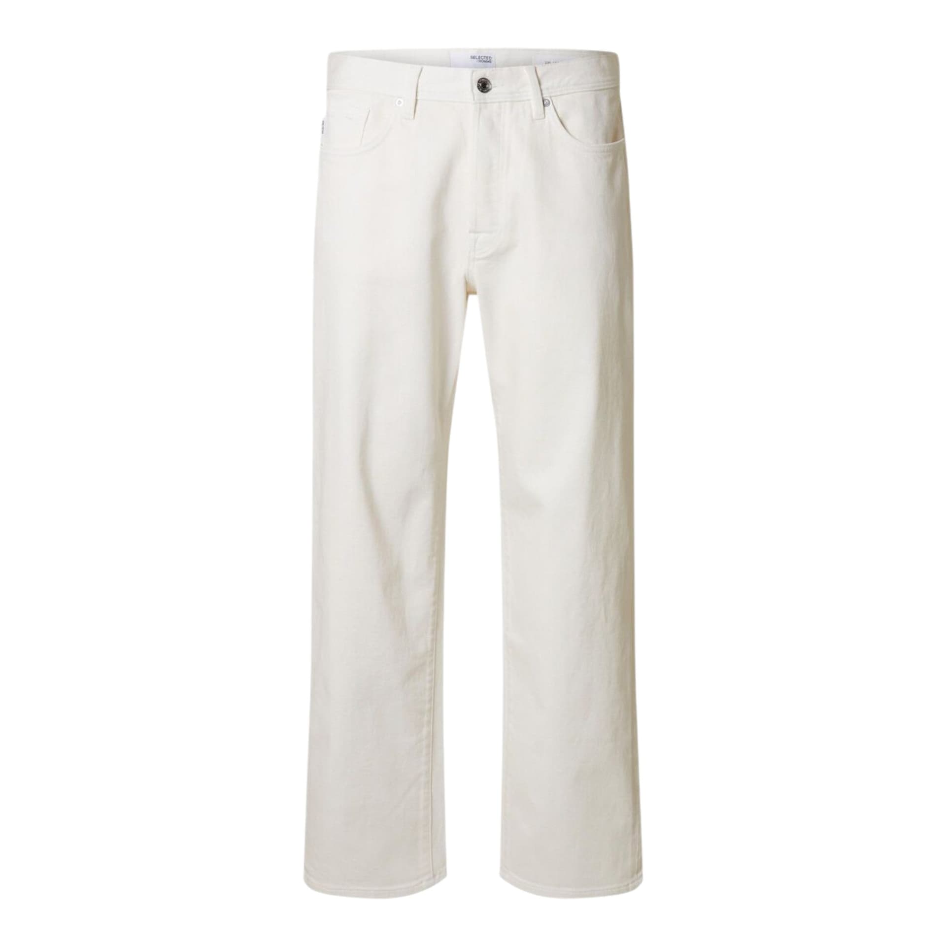 SELECTED HOMME selected homme loose kobe pant - egret da uomo in Jeans Drestige - Casamassima, commercioVirtuoso.it
