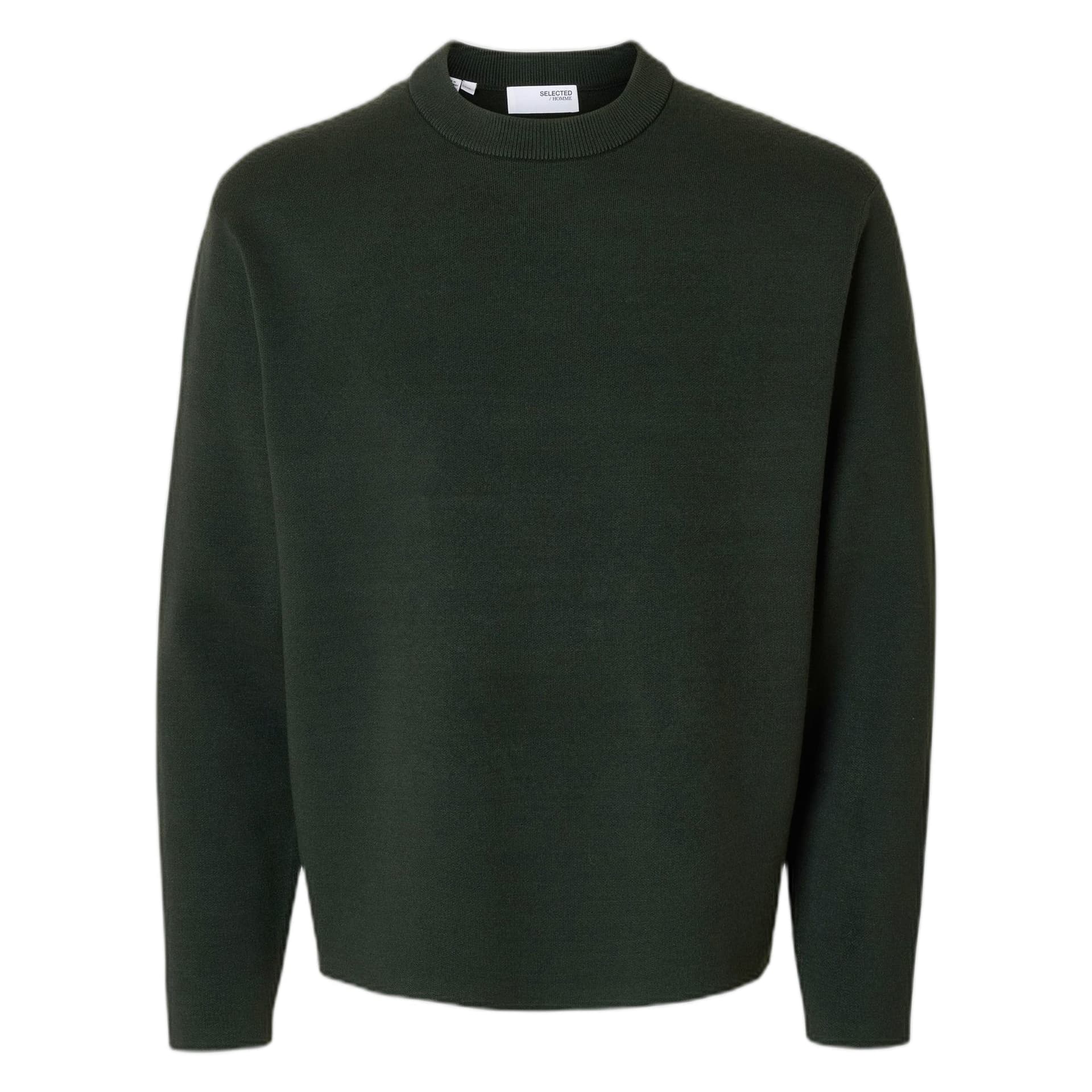 SELECTED HOMME selected homme teller relaxes crew neck - deep forest da uomo in Maglioni Drestige - Casamassima, commercioVirtuoso.it