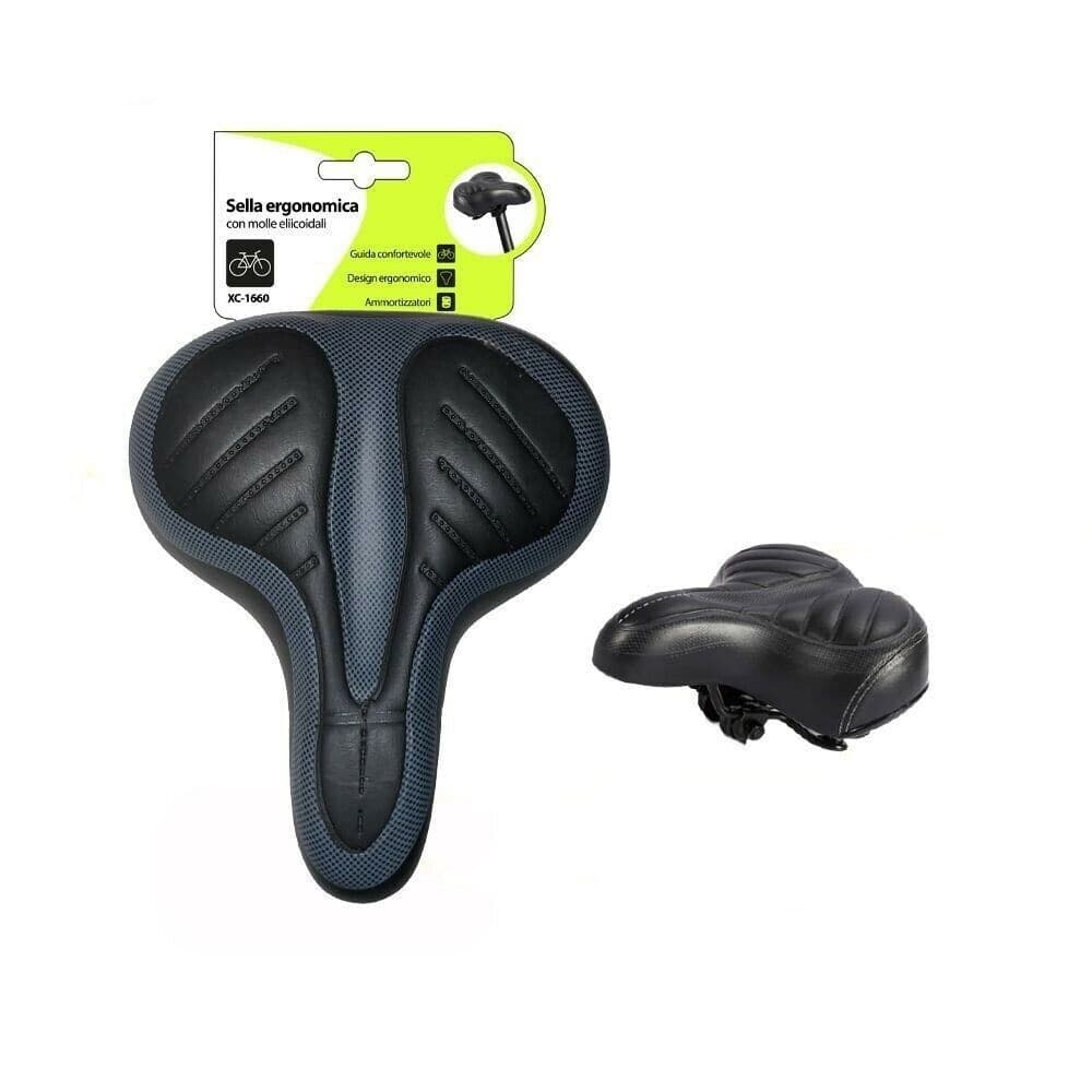 Sella Bici Bicicletta Morbida Molle Elicoidali Sportiva Ergonomica Bmx Xc-1660 Sport e Tempo Libero > Ciclismo > Ricambi per Bici > Sport Trade Shop italia - Napoli, Commerciovirtuoso.it