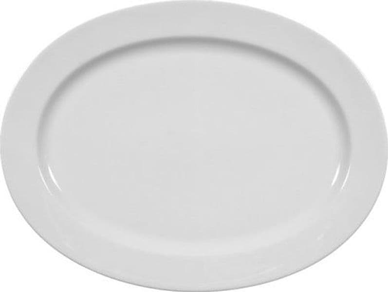 SELTMANN---PIATTO-OVALE-MERAN-IN-PORCELLANA-BIANCA-28-CM***