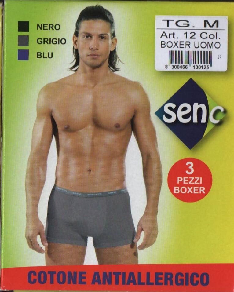Senc boxer per uomo elasticizzato art. 12 (3 boxer) in Boxer ADAMO INTIMO e CASA - Bagheria, commercioVirtuoso.it