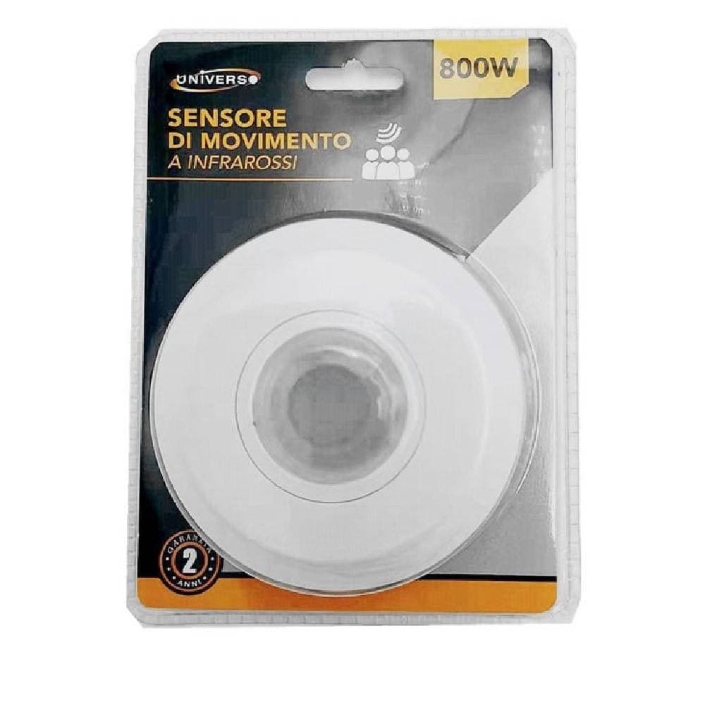 Sensore Di Movimento A Infrarossi 360? Per Lampadine 800watt Ip20 Bianco Yca1050 Casa, arredamento e bricolage > Sicurezza e Antifurti Trade Shop italia - Napoli, Commerciovirtuoso.it