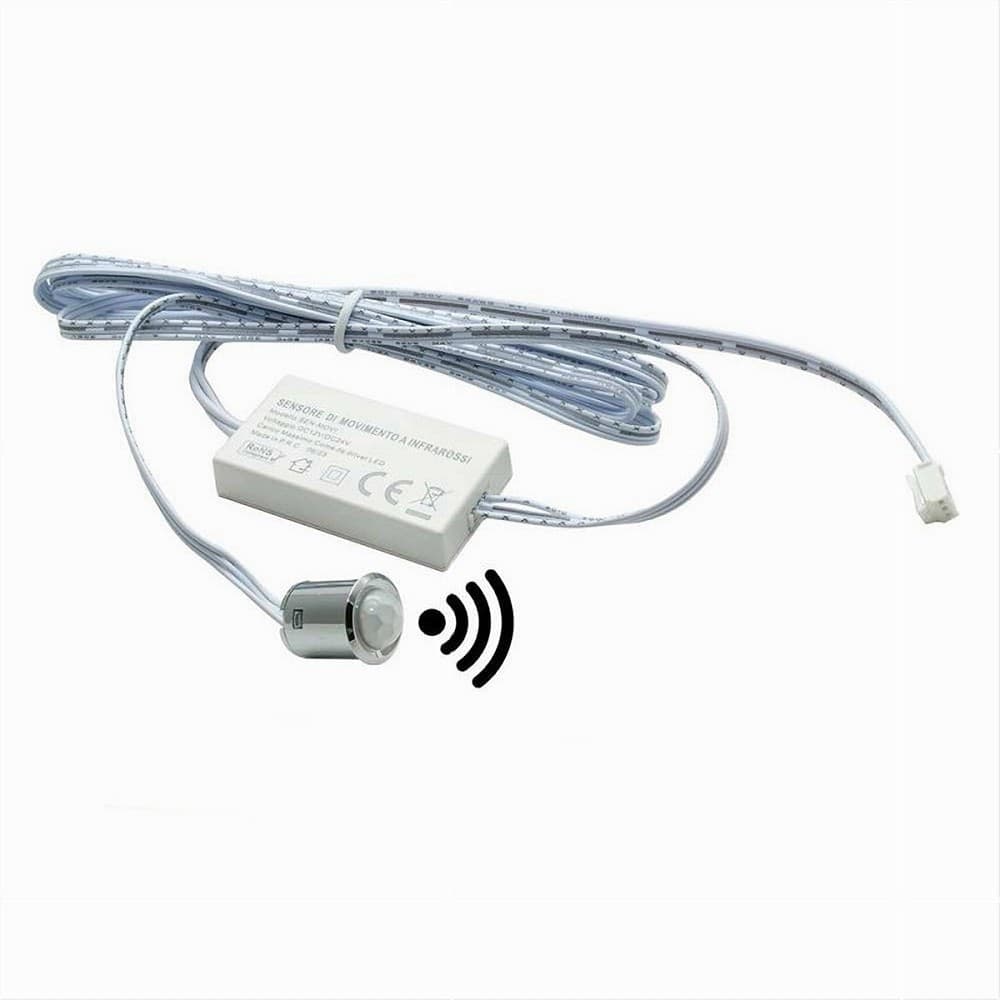 SENSORE INTERRUTTORE INFRAROSSI PASSAGGIO PIR LUCI STRIP LED MOBILI 12/24V SEN-MOVI in Rilevatori di movimento Trade Shop italia - Napoli, commercioVirtuoso.it