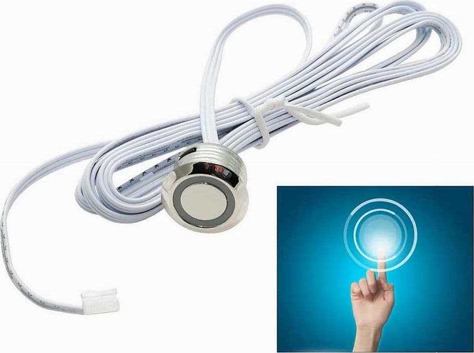 SENSORE INTERRUTTORE TOUCH PER LUCI STRIP LED PULSANTE PER MOBILI 12/24V SEN-TA in Nastri LED Trade Shop italia - Napoli, commercioVirtuoso.it