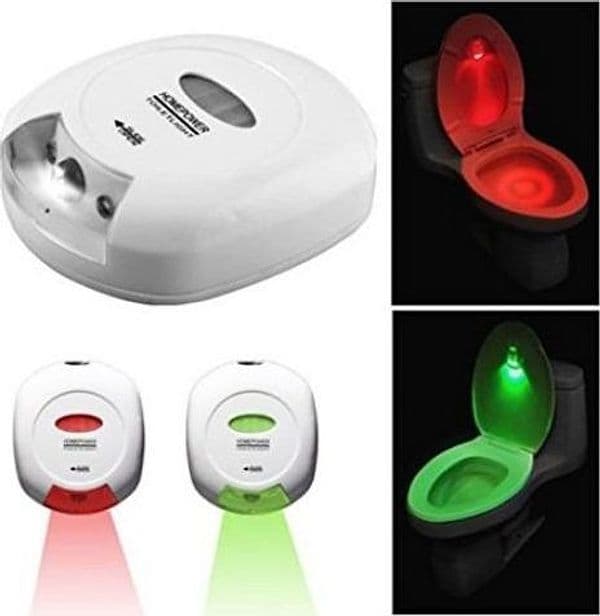 SENSORE PIR DI MOVIMENTO PER TAVOLETTA WATER BAGNO CON LAMPADA LED ROSSA E VERDE Trade Shop italia - Napoli, Commerciovirtuoso.it
