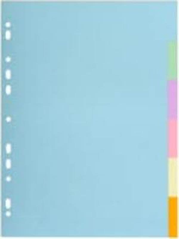 Separatore Forever - A4 - 6 tasti - cartoncino - 170 gr - Exacompta Cancelleria e prodotti per ufficio/Archivio ufficio e accessori per scrivania/Archivio ufficio/Cartelle sospese e accessori/Indici per cartelle sospese Eurocartuccia - Pavullo, Commerciovirtuoso.it