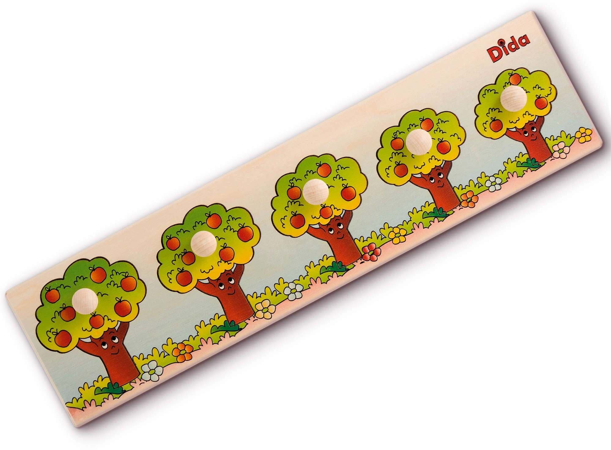 Seriazione Alberi Gioco D'apprendimento in Legno per Bambini Dida in Puzzle di legno Dida - Ragusa, commercioVirtuoso.it