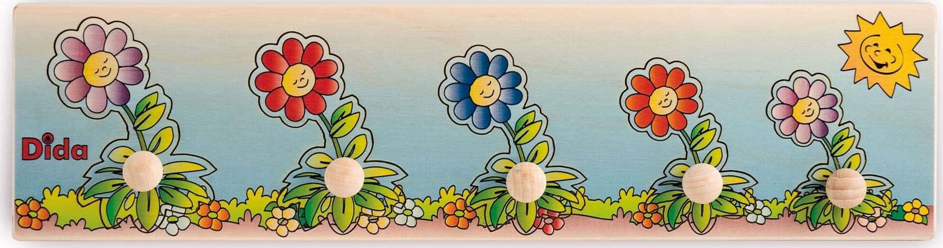 Seriazione Fiori Gioco D'apprendimento in Legno per Bambini Dida in Puzzle di legno Dida - Ragusa, commercioVirtuoso.it