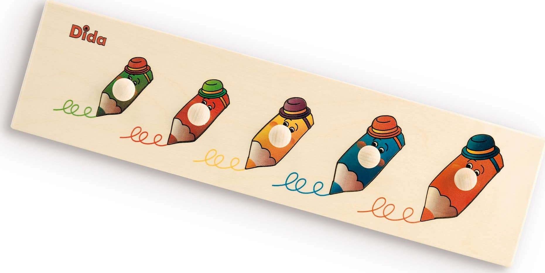 Seriazione Matite Gioco D'apprendimento in Legno per Bambini Dida in Puzzle di legno Dida - Ragusa, commercioVirtuoso.it