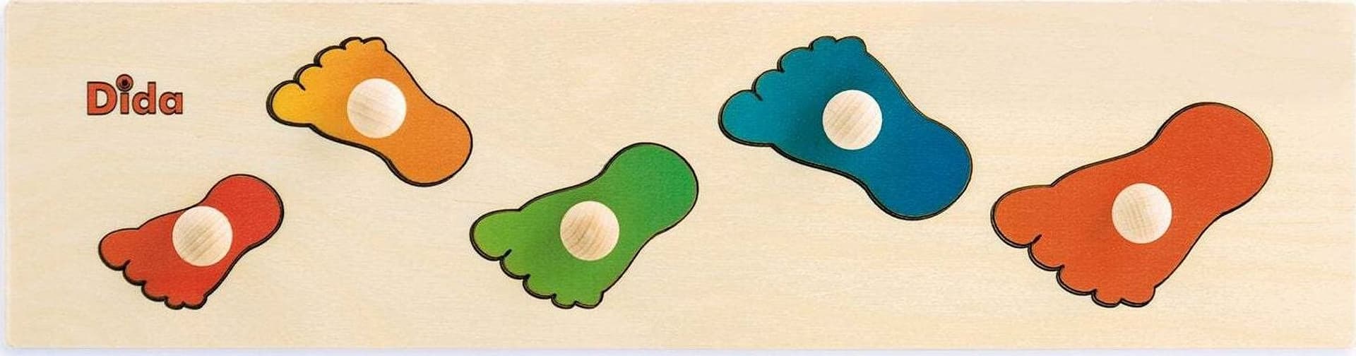 Seriazione Piedi Gioco D'apprendimento in Legno per Bambini Dida in Puzzle di legno Dida - Ragusa, commercioVirtuoso.it