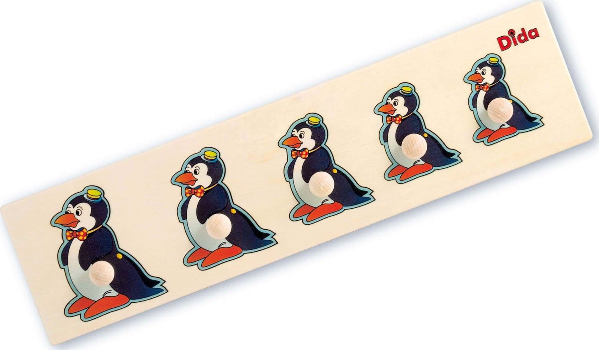 Seriazione Pinguino Gioco D'apprendimento in Legno per Bambini Dida in Puzzle di legno Dida - Ragusa, commercioVirtuoso.it