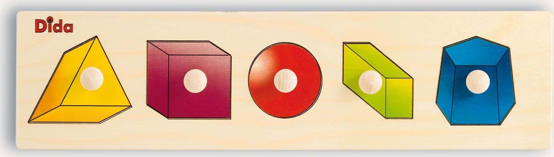 Seriazione Solidi Gioco D'apprendimento in Legno per Bambini Dida