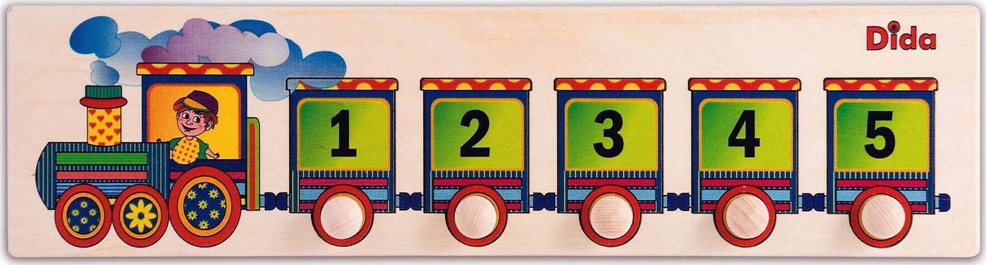 Seriazione Trenino Gioco D'apprendimento in Legno per Bambini Dida