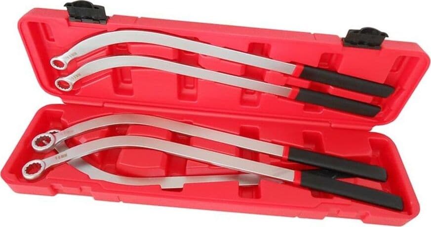 Serie-5-Chiavi-Tendicinghia-Lunghi-Poligonali-Chiave-Smonta-Dadi-Puleggia-Auto-Tools