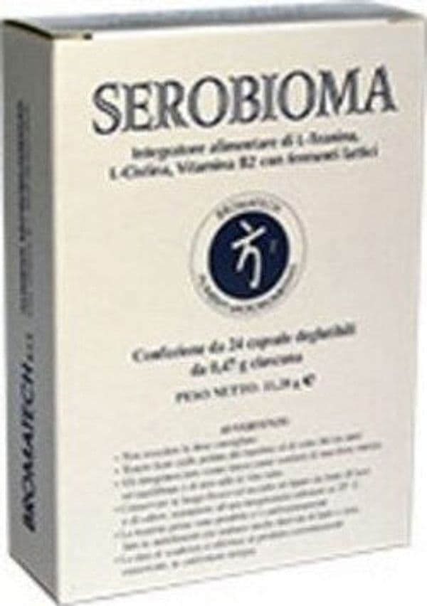Serobioma integratore alimentare con fermenti lattici 24 capsule Bromatech