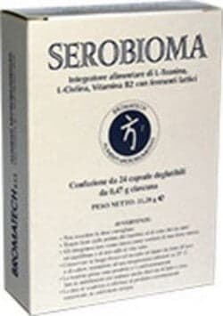 Serobioma integratore alimentare con fermenti lattici 24 capsule Bromatech
