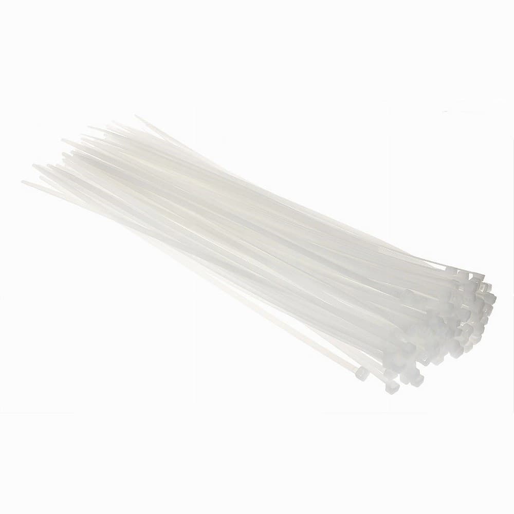 SET 100 PZ FASCETTE SERRACAVO AUTOBLOCCANTI IN NYLON BIANCO 4.8 X 350MM 48-350-B in Stringicavi Trade Shop italia - Napoli, commercioVirtuoso.it