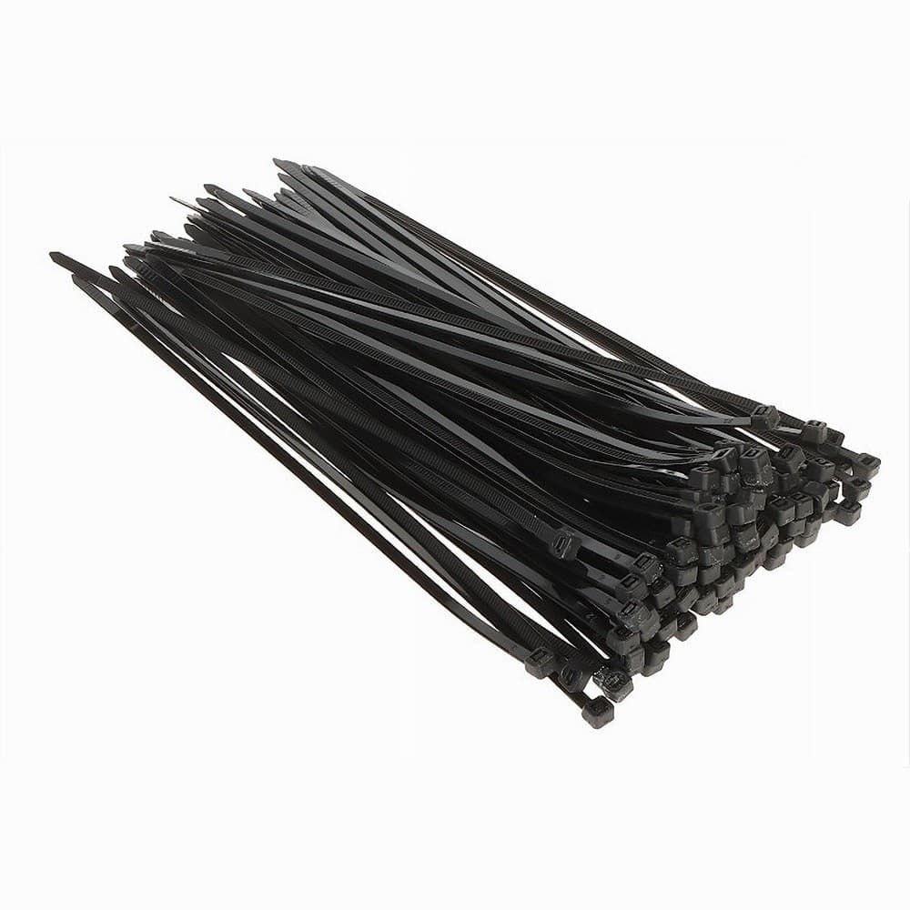 SET 100 PZ FASCETTE SERRACAVO AUTOBLOCCANTI IN NYLON NERO 4.8MM X 200MM 48-200-N in Stringicavi Trade Shop italia - Napoli, commercioVirtuoso.it