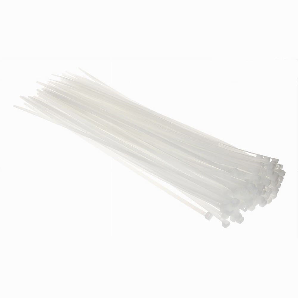 SET 100PZ FASCETTE SERRACAVO AUTOBLOCCANTI IN NYLON BIANCO 4.8 X 300MM 48-300-B in Stringicavi Trade Shop italia - Napoli, commercioVirtuoso.it