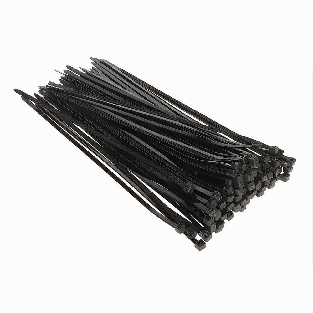 SET 100PZ FASCETTE SERRACAVO AUTOBLOCCANTI IN NYLON NERO 4.8MM X 250MM 48-250-N in Stringicavi Trade Shop italia - Napoli, commercioVirtuoso.it