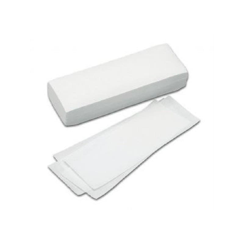 SET 100PZ STRISCE DEPILATORIE PRETAGLIATE 7X20CM DEPILAZIONE PER CERETTA SCALDACERA