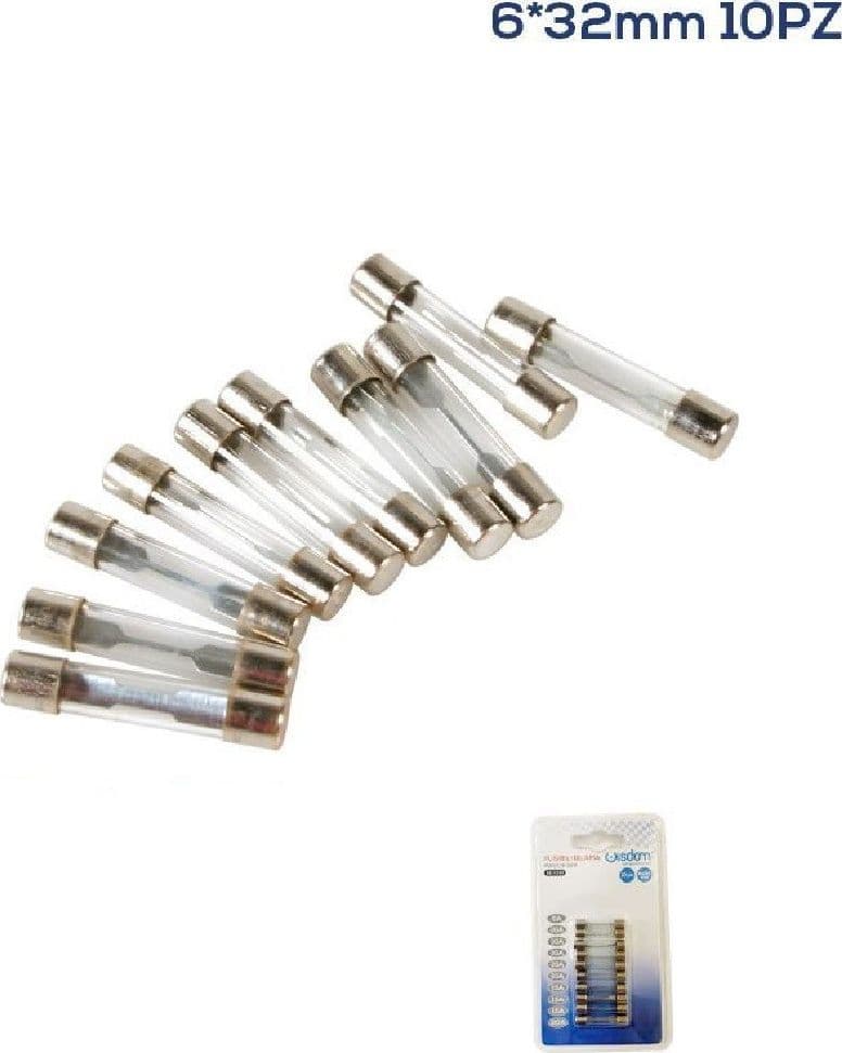 Set 10pz Fusibili Bilama Maschi In Vetro Assortiti 12/32v 5a/10a/15a/20a Xc-1312 Casa, arredamento e bricolage > Materiale Elettrico Trade Shop italia - Napoli, Commerciovirtuoso.it