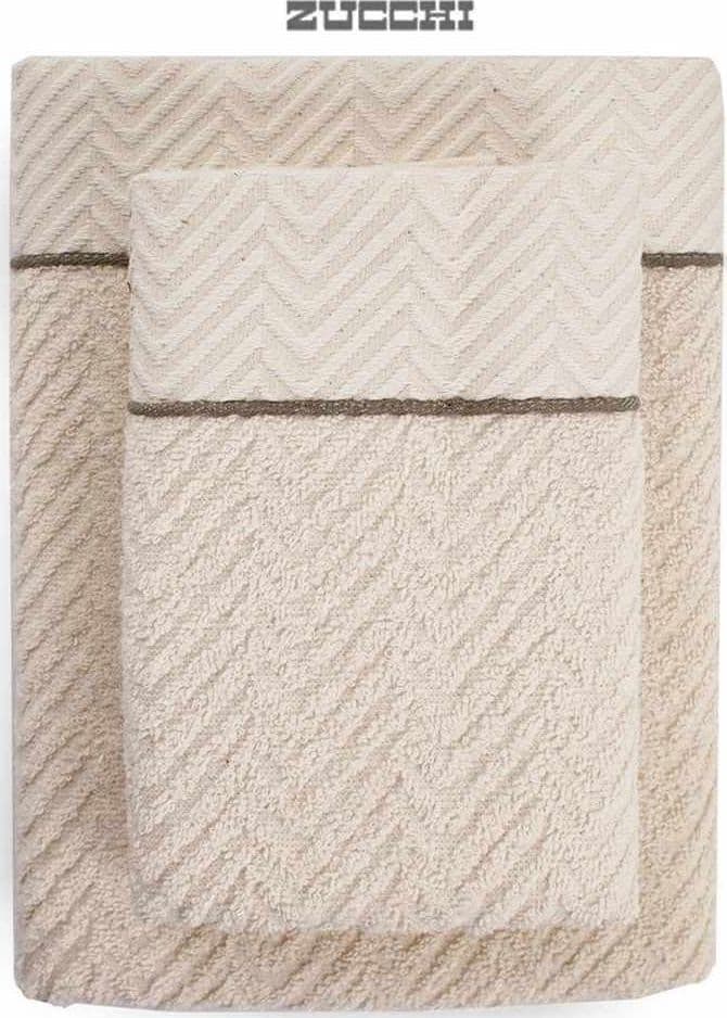 SET-1+1-ASCIUGAMANI-E-OSPITE-IN-COTONE-GEMMA-ZUCCHI-COLORE-PANNA