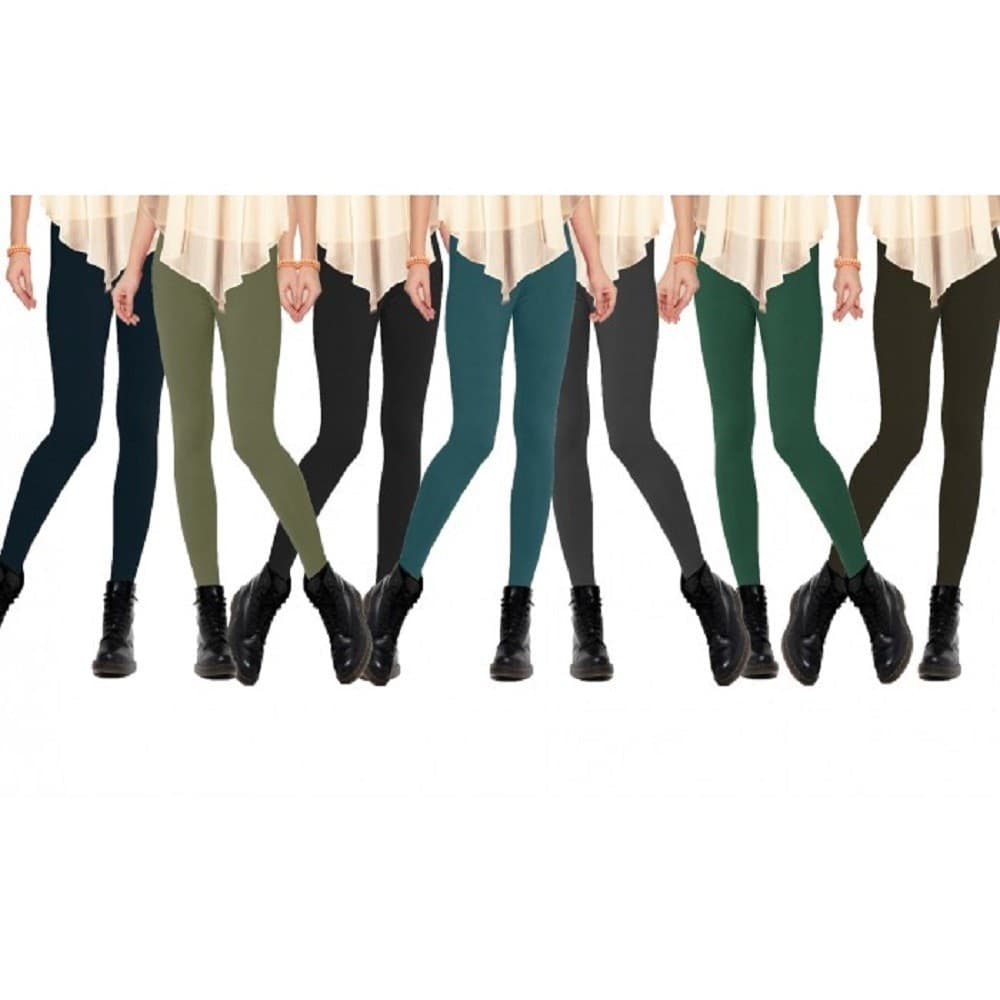 Set 12 Leggings In Vari Colori Donna Effetto Termico Felpato Collant Winter Moda/Donna/Abbigliamento/Leggings Trade Shop italia - Napoli, Commerciovirtuoso.it