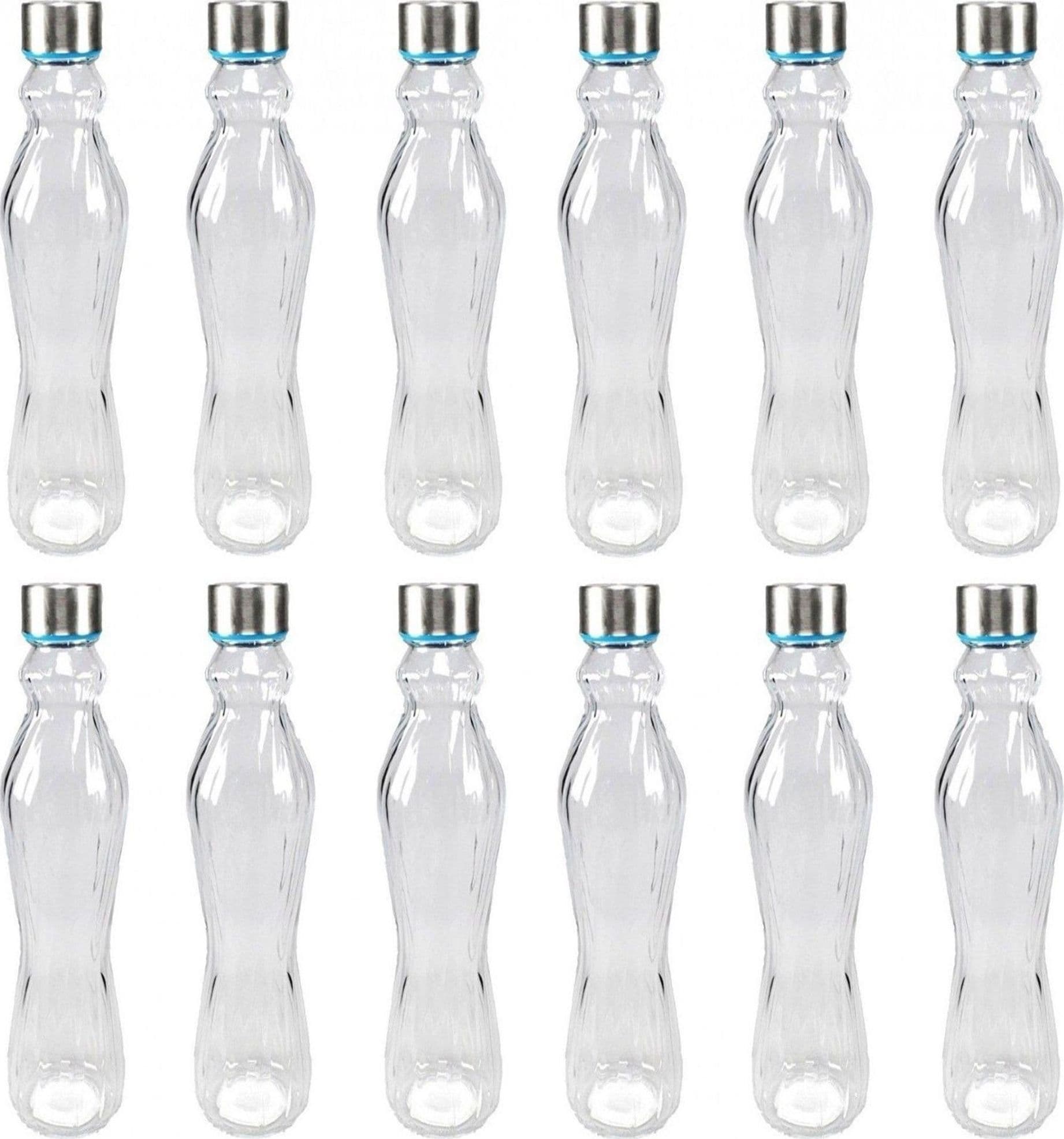 SET 12 PEZZI BOTTIGLIA IN VETRO CON TAPPO ACCIAIO 500ML ACQUA BEVANDE Casa e cucina/Stoviglie/Bicchieri e cristalli/Brocche carraffe e decanter/Brocche e caraffe Trade Shop italia - Napoli, Commerciovirtuoso.it