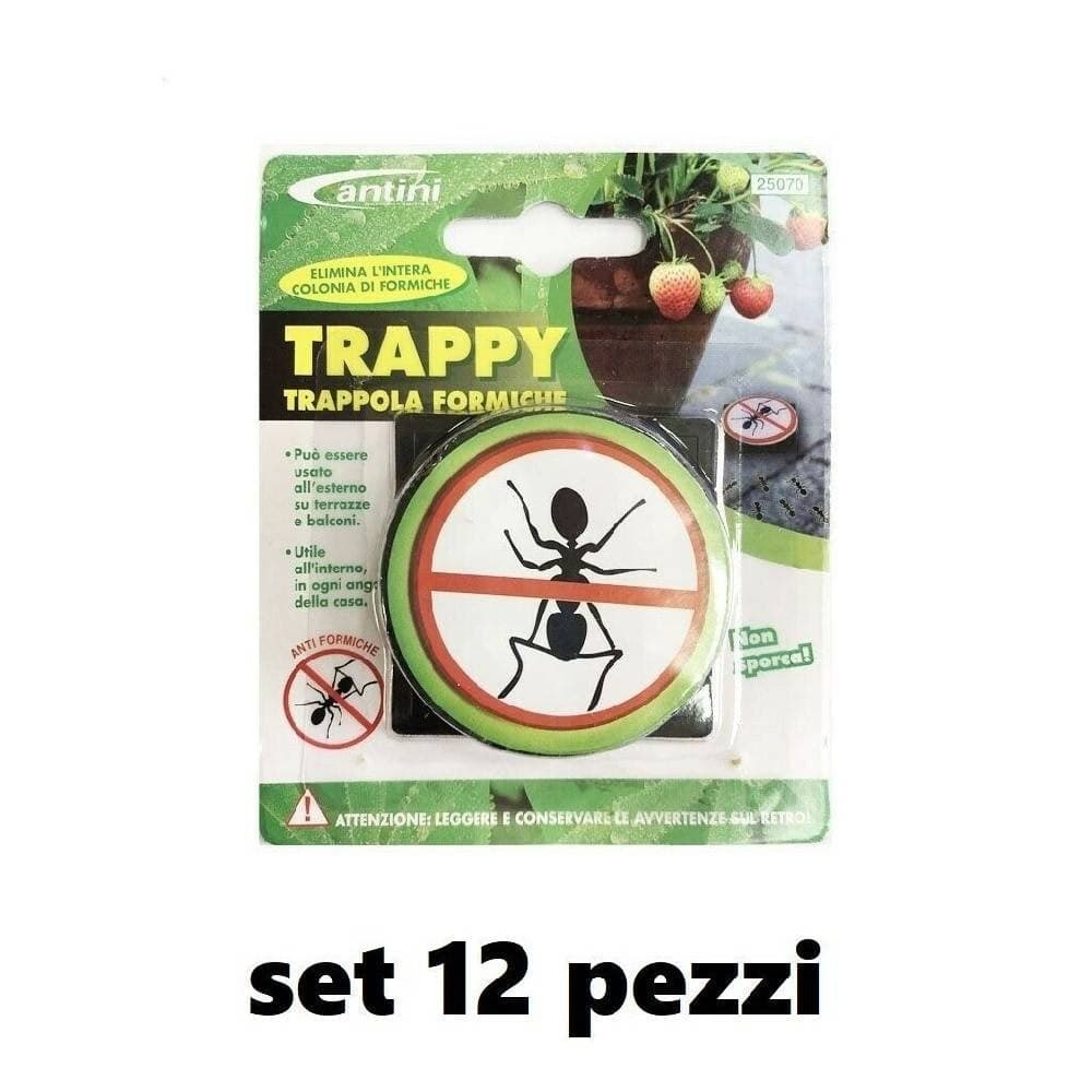 Set 12 Pezzi Esca Insetticida Antiformiche Trappola Contro Formiche Trappy Giardino e giardinaggio/Giardinaggio/Prodotti fitosanitari e pesticidi/Insetticidi/Insetticidi per ambienti/Formiche Trade Shop italia - Napoli, Commerciovirtuoso.it