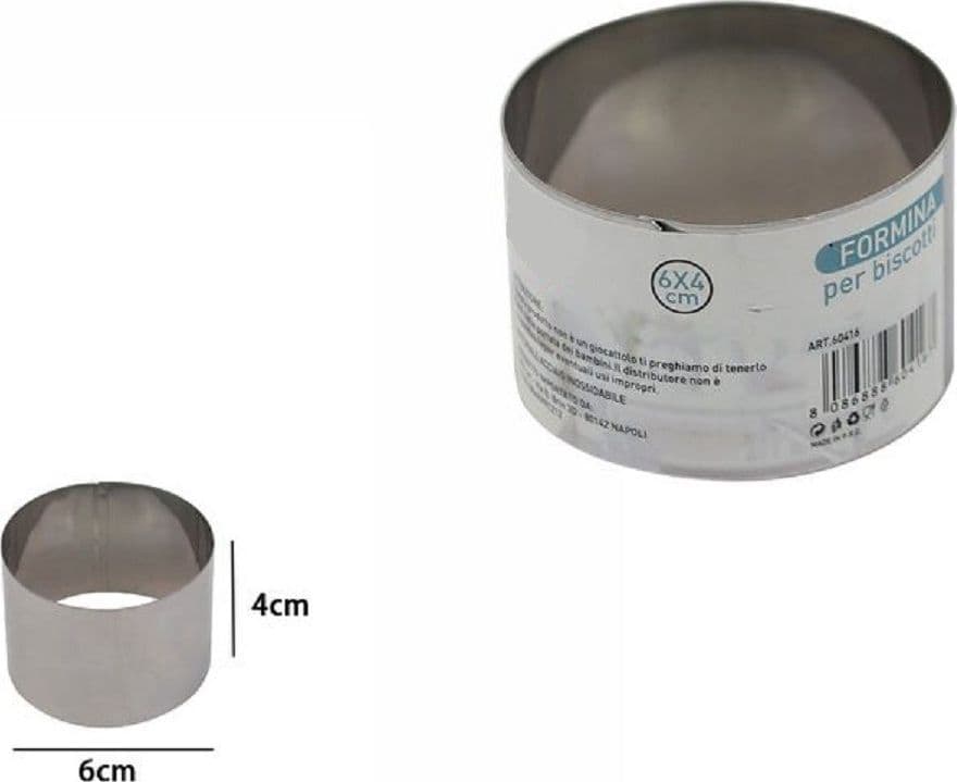 Set 12 Pezzi Forme Formina Stampi Per Dolci Torte Biscotti Rotonde 6 X 4cm 60416 Casa, arredamento e bricolage > Cucina > Stampi Trade Shop italia - Napoli, Commerciovirtuoso.it