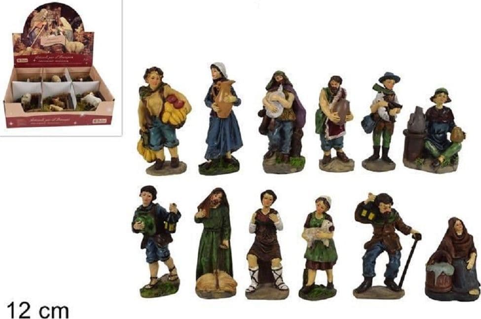 Set 12 Pezzi Pastori Statuine Altezza 12 Cm Presepe Assortiti Presepio Di Natale Casa, arredamento e bricolage > Prodotti per Feste > Prodotti Natalizi Trade Shop italia - Napoli, Commerciovirtuoso.it