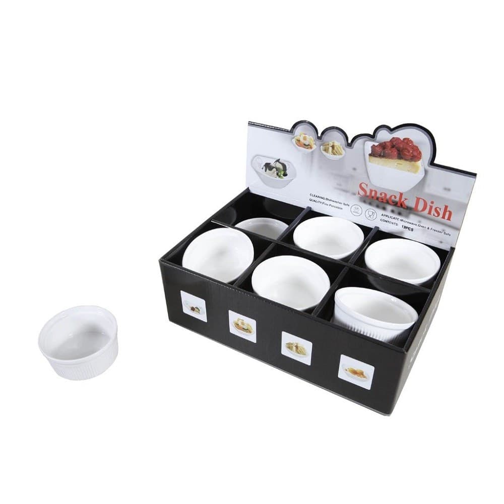 Set 12 Pz Piatto Ciotole Rotonde Antipasti In Porcellana Aperitivo Snack 151686 Casa, arredamento e bricolage > Cucina > Barattoli e Contenitori Trade Shop italia - Napoli, Commerciovirtuoso.it