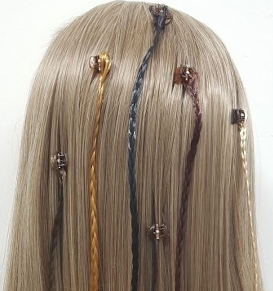 SET 12PZ. TRECCE TRECCINE FASCIA CLIP PINZA EXTENSION LUNGA 30CM FERMA CAPELLI Bellezza/Cura dei capelli/Accessori styling capelli/Extension parrucche e accessori/Extension Trade Shop italia - Napoli, Commerciovirtuoso.it