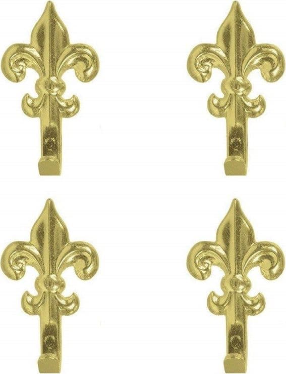 SET 15 GANCI ORO 44MM APPENDINO PER QUADRO FORMA GIGLIO FIORENTINO CON CHIODI Casa e cucina/Hobby creativi/Cornici/Ganci appendi quadri Trade Shop italia - Napoli, Commerciovirtuoso.it