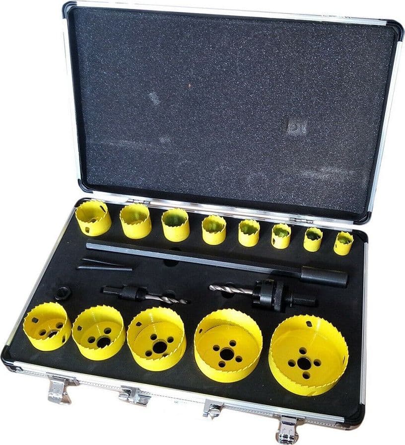 Set 19 Pz Frese A Tazza Bi Metal Per Trapano 2 Attacchi 13 Frese Prolunga Casa, arredamento e bricolage > Bricolage e fai da te > Elettroutensili > Punte per Trapano Trade Shop italia - Napoli, Commerciovirtuoso.it