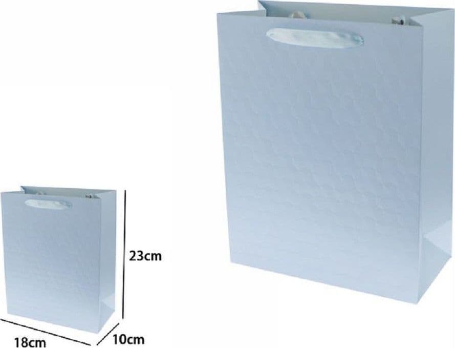Set 2 Borse Buste Regalo Shopper Azzurra Goffrata Manico Tessuto 23x18x10cm 69926 Casa, arredamento e bricolage > Prodotti per Feste Trade Shop italia - Napoli, Commerciovirtuoso.it