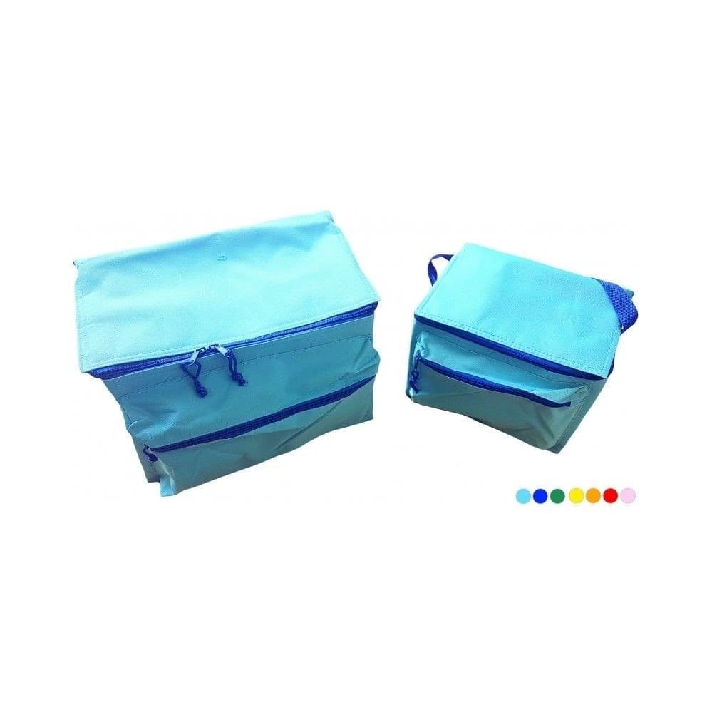 Set-2-Borse-Termica-24l-+-10l-Frigo-Pranzo-Spiaggia-Mare-Picnic-Termico-Pieghevole