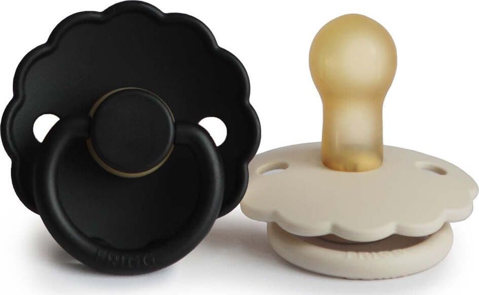 Set 2 Ciucci FRIGG Daisy Latex Cream/Jet Black 0-6m Prima infanzia/Succhietti e massaggiagengive/Succhietti La Casa Del Bebè - Napoli, Commerciovirtuoso.it